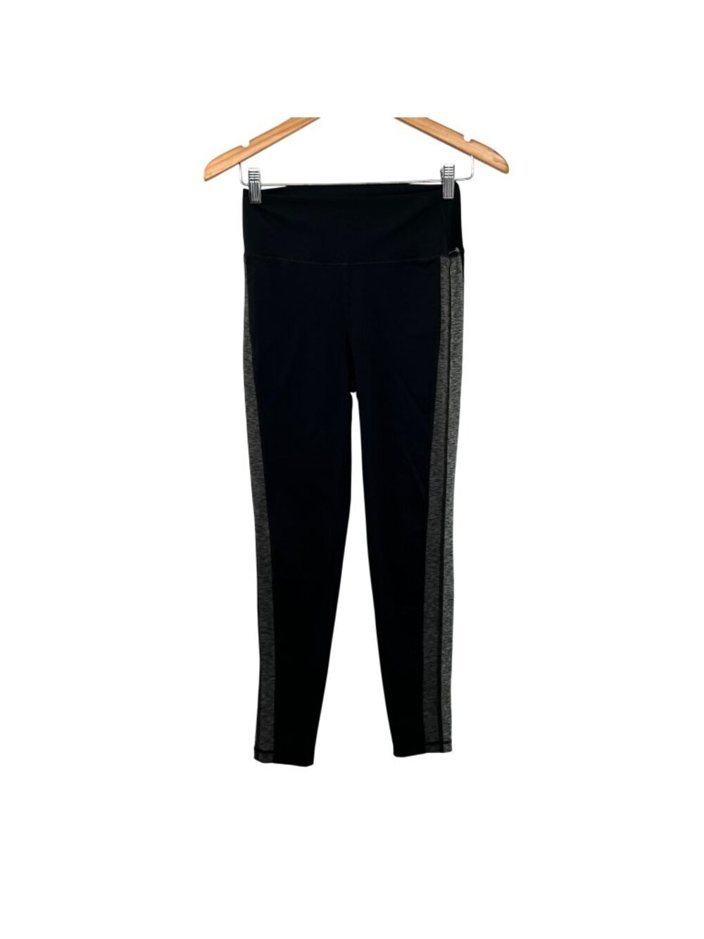 Vuori Womens Active Ankle Leggings Black/Gray Size Small